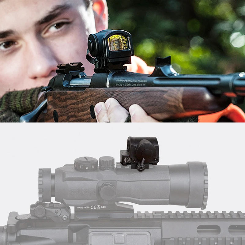 PPT RMS Red Dot Sight 1x28x18.5 AR15 M4 Glock 17 1913 Pistol Red Dot Scope 9mm Mini Sight With Fit 21.2mm Picatinny gs2-0133