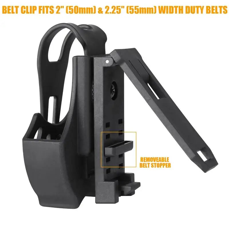 Handcuff Case for Most Chain or Hinged Cuffs Includes ASP Cuffs Police Cuff Case 360 Degree Rotating Molle Compatible Belt Clip