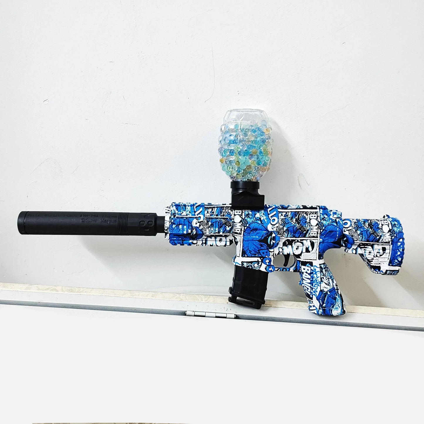 Automatic M416 Blaster Toy Gun High Speed Shoot Weapon Summer Outdoor Toys for Children Activities Team Game