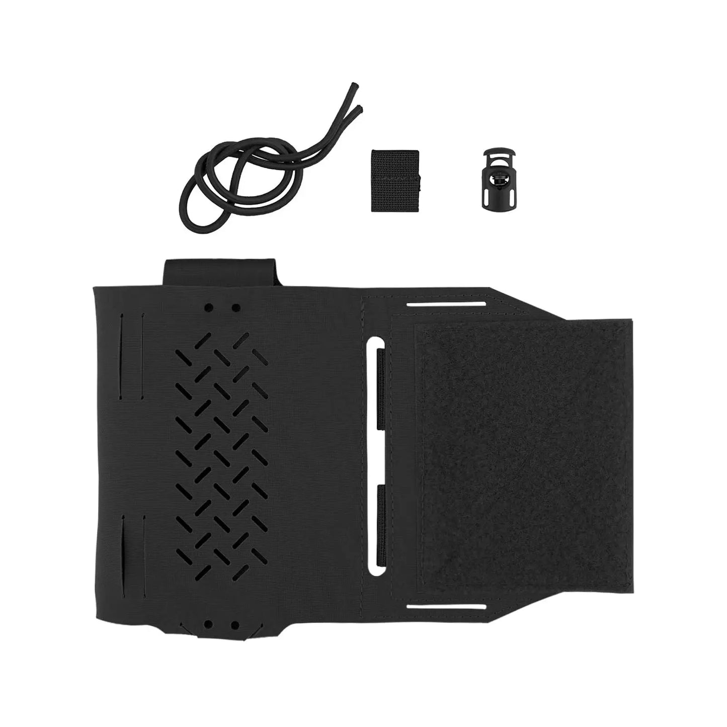 AQzxdc 2 Pcs Tactical Cummerbund Radio Pouch Magazine Holder Carrier Front Hook & Loop Quick Release