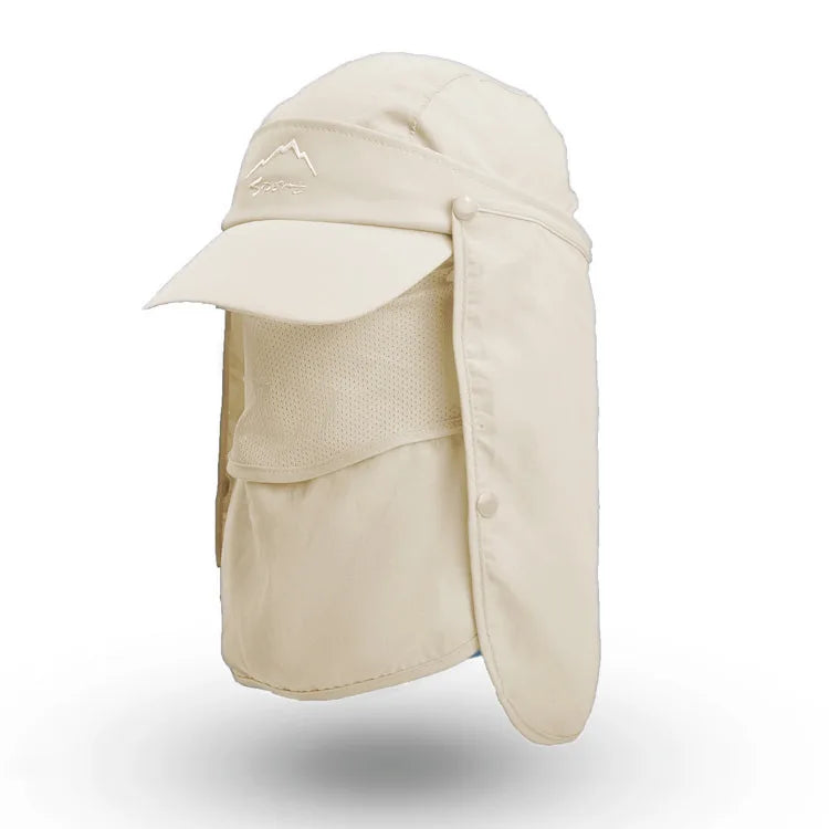 AQzxdc Unisex Adults Breathable Fishing Baseball Cap Multifunctional Quick Dry Sun Hat Outdoor Legionnaire Cap