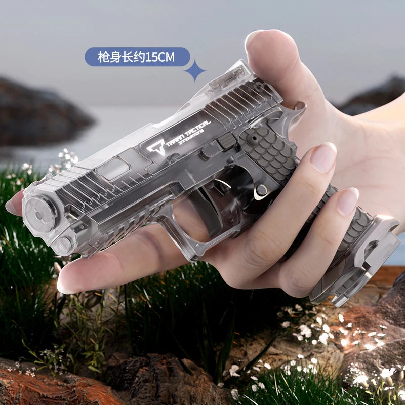 Mini 2011 Water Gun Continuous Firing Manual Pistol Small ZP5 Revolver Summer Outdoor Beach Poor Toy Water Gun for Kids
