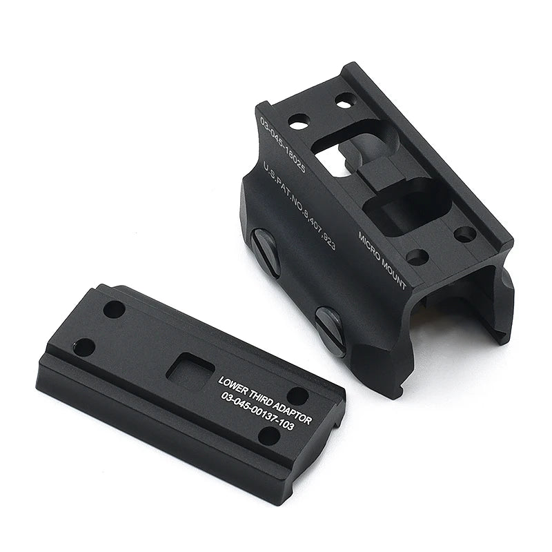 Tactical Daniel DD Optic Riser Increased Mounting Base for Red Dot Sights fits AR15 M4 Hunting with Full Markings