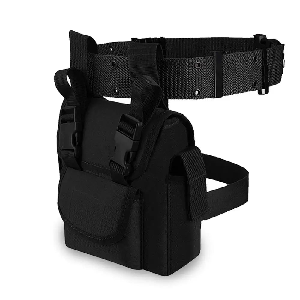 AQzxdc Tactical Leg Bag Waist Bag Belt 1000D Nylon Leg Packs and Waist Belt for Outdoor Sport Hiking Cycling Tool Bags