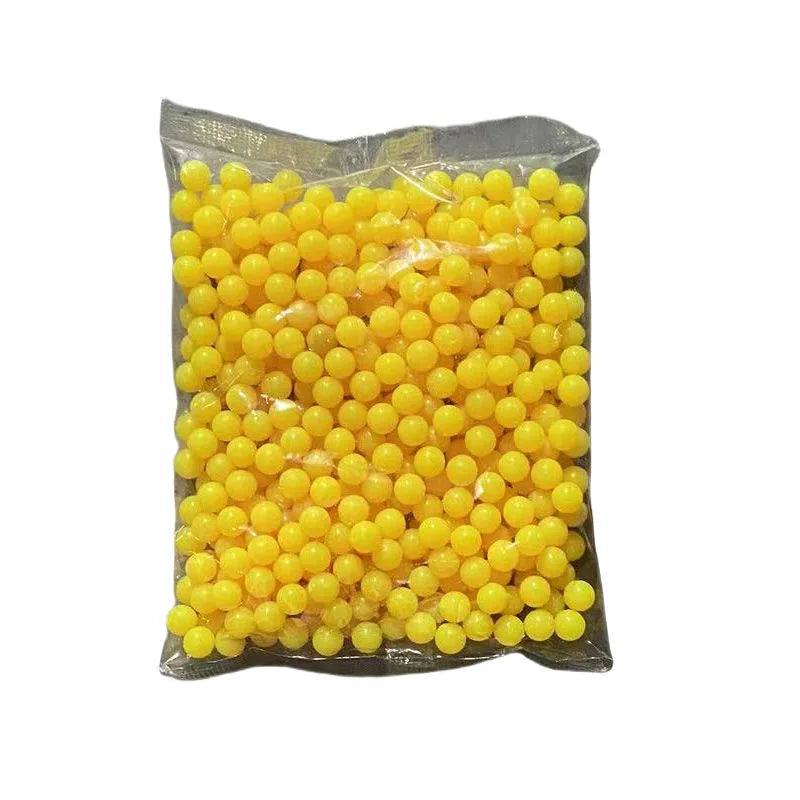 Toy Gun Plastic Bullet Children's Toy Plastic Bullet Solid Yellow Ball 6mm