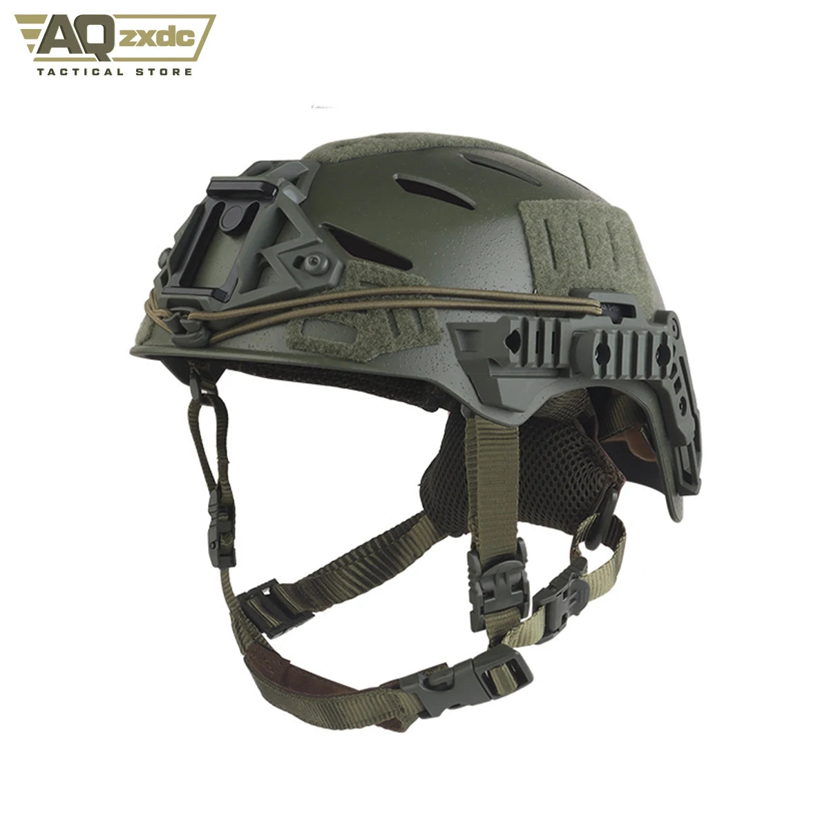 AQzxdc Tactical Paintball Breathable Training Helmet lightweight with FAST Team Wendy Helmet Liner Pad Chin Strap Airsoft Gear