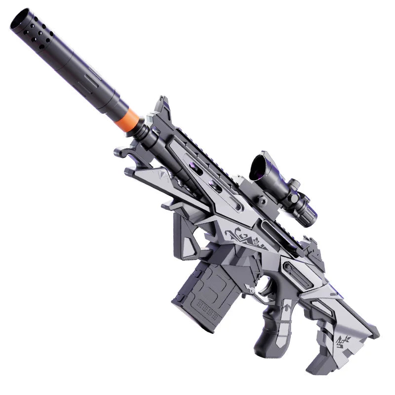 Children's manual shell soft bullet gun surge transmitter boy assault rifle model for toy gun long-range