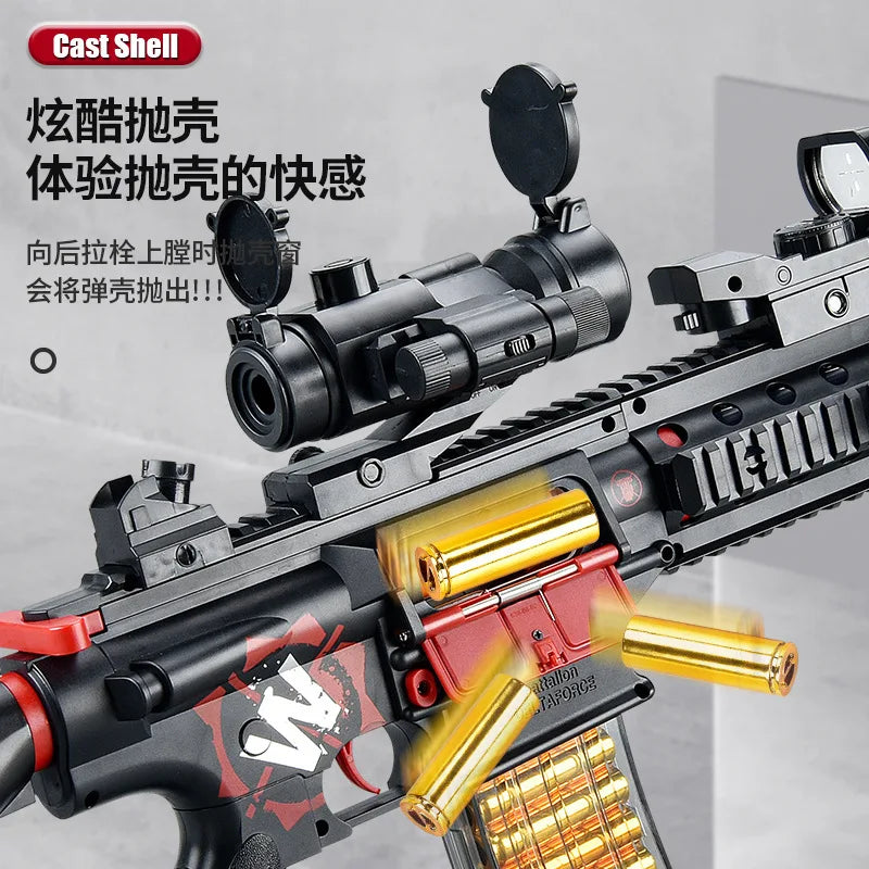 M416 soft projectile shooter self-integrated shell launching submachine gun model boy toy gun electric burst burst