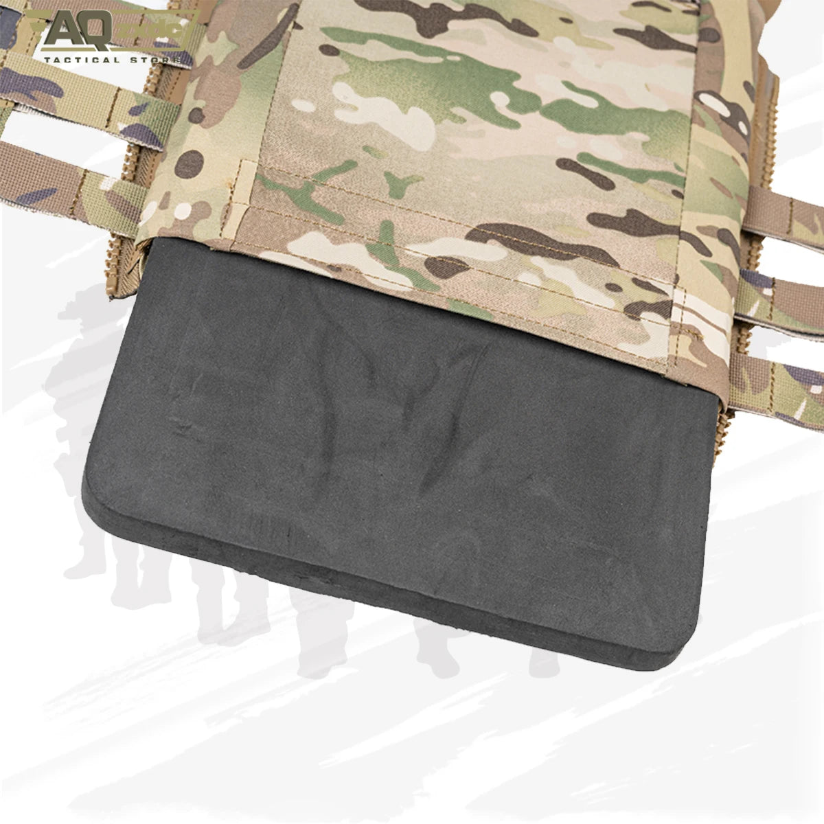 AQzxdc Tactical JPC2.0 Lightweight Tactical Vest with MK5 Panel Military Fan Vest Outdoor Sports Vest Airsoft Plate Carrier