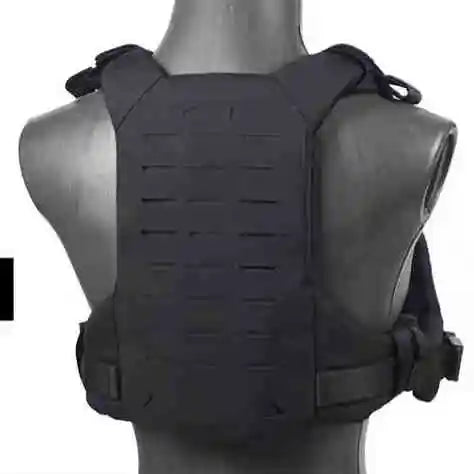 Bikini Chest Rig, Tactical Molle Vest, Quick Release Breastplate, Adjustable Molle Airsoft Plate Carrier, for Wargame Cosplay