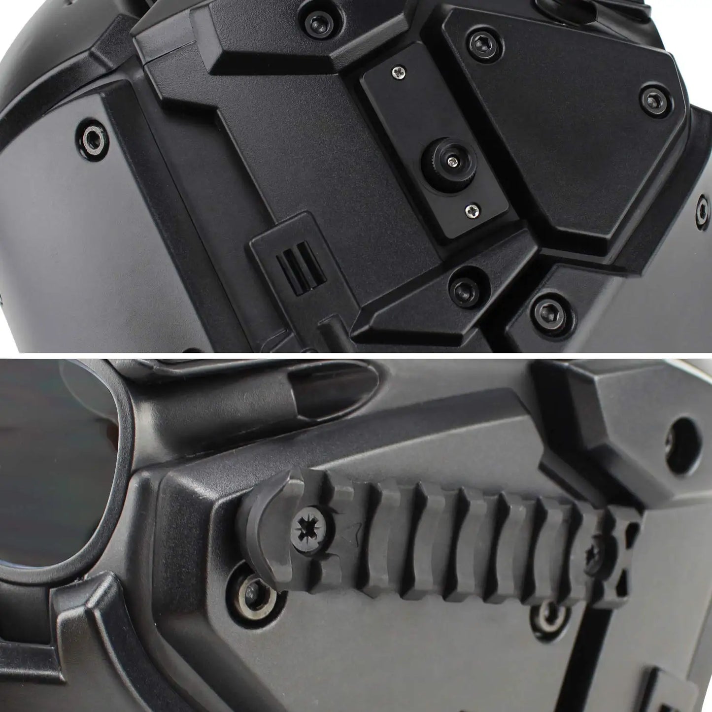 AQzxdc Tactical Outdoor Full Face Goggles Helmet Used for/Airsoft/Paintball Shooting/Movie Props/CS