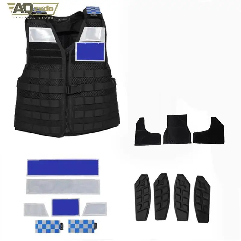 AQzxdc Tactical Vest CPT Multi-Functional Protective Vest Police Outdoor Duty Combination Equipment Outdoor Vest Suit