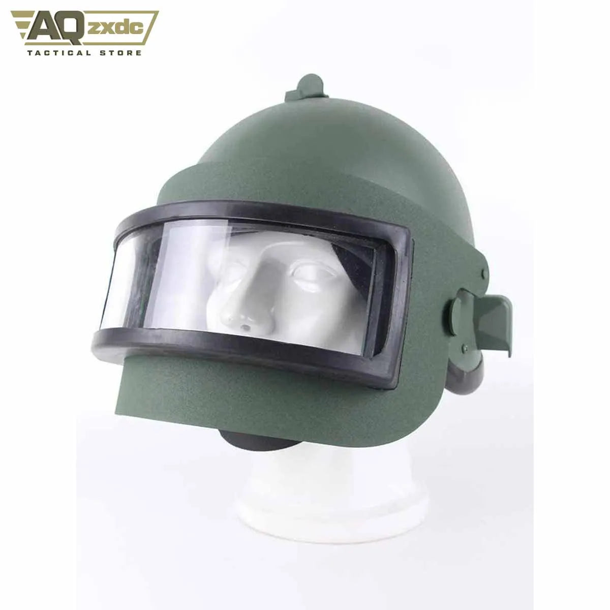 AQzxdc Tactical K63 Protective Helmet with Adjustable Shock Absorbing Pads Mask Airsoft Helmet K6-3 Special Forces Steel Helmet