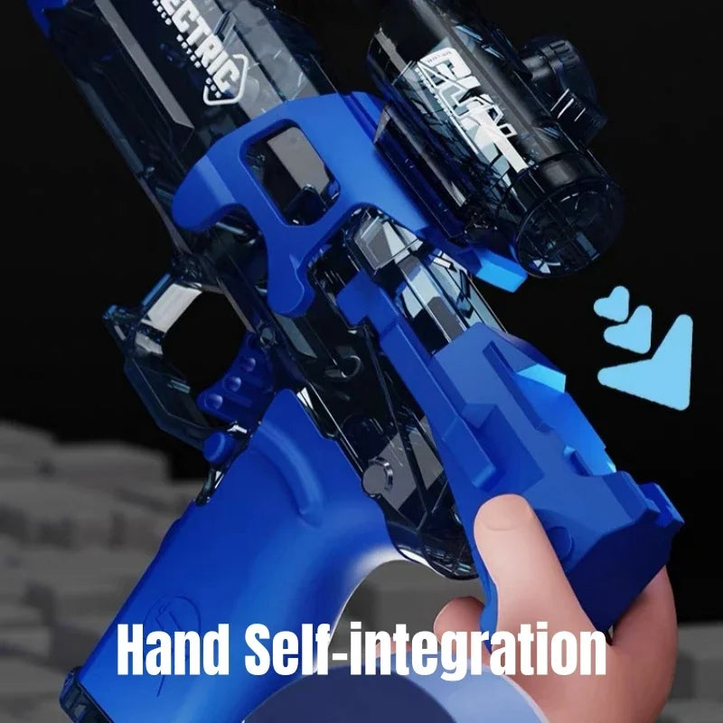 Electric Water Gun Cool Light Full Automatic Water Spray Gun Summer Toy Pistol Sports Entertainment Children Gifts