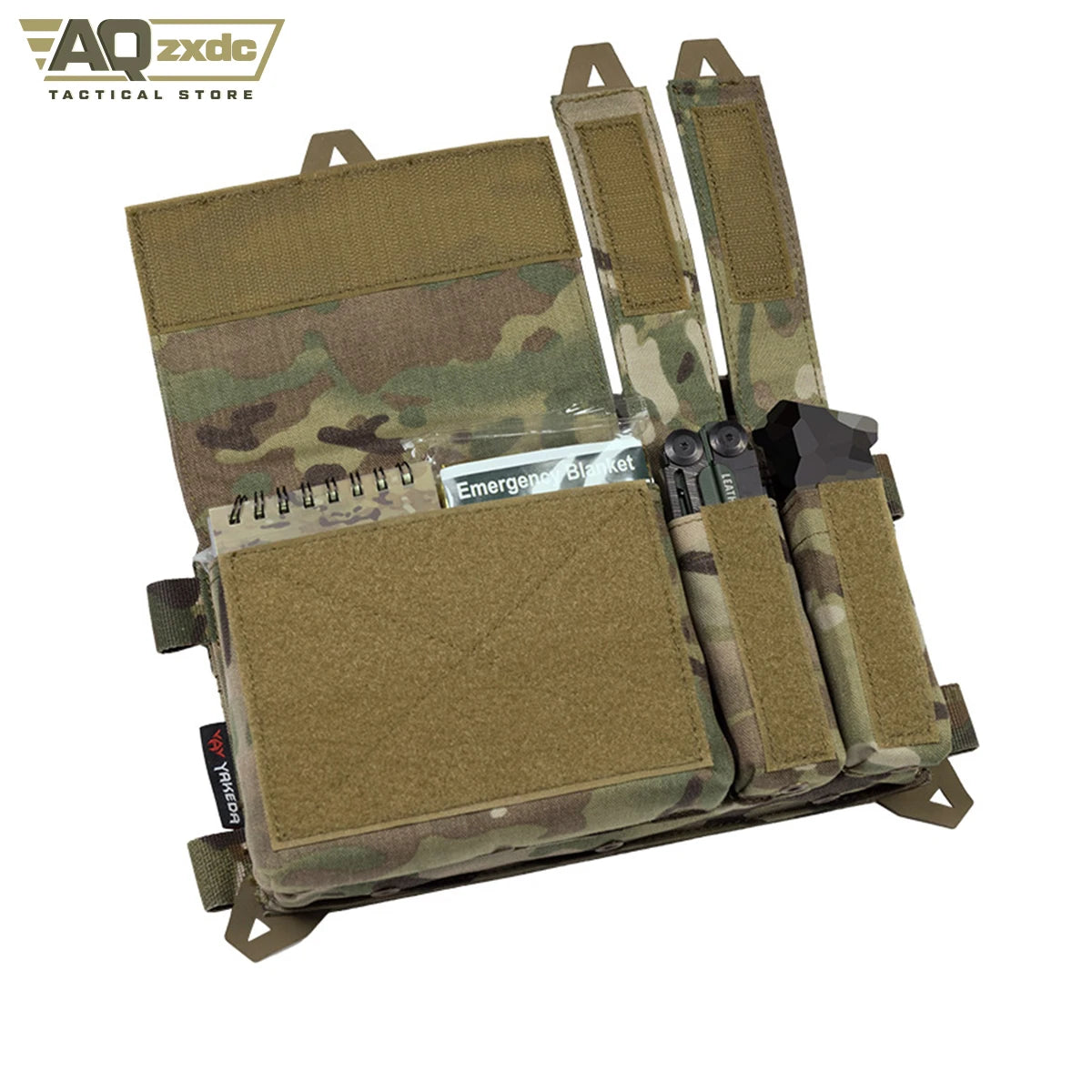 Tactical Triple Mag Pouch Hunting Pouch Buckle Plate Carrier Chalecos Molle for Outdoor Training Safety Vest Tactical Vest Bag