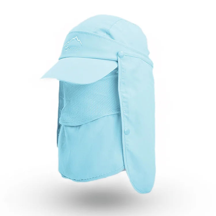 AQzxdc Unisex Adults Breathable Fishing Baseball Cap Multifunctional Quick Dry Sun Hat Outdoor Legionnaire Cap