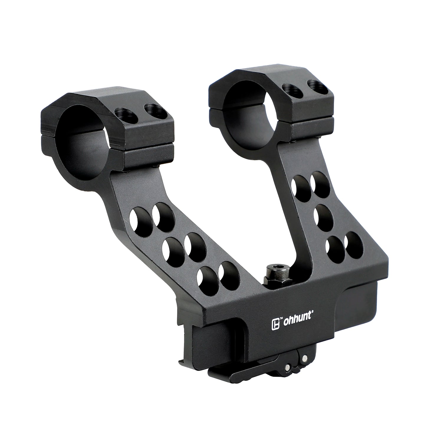 AQzxdc Tactical Airsoft Accessories AK Side Rail Scope Mount with Integral 25.4mm 30mm Ring Quick Detach System