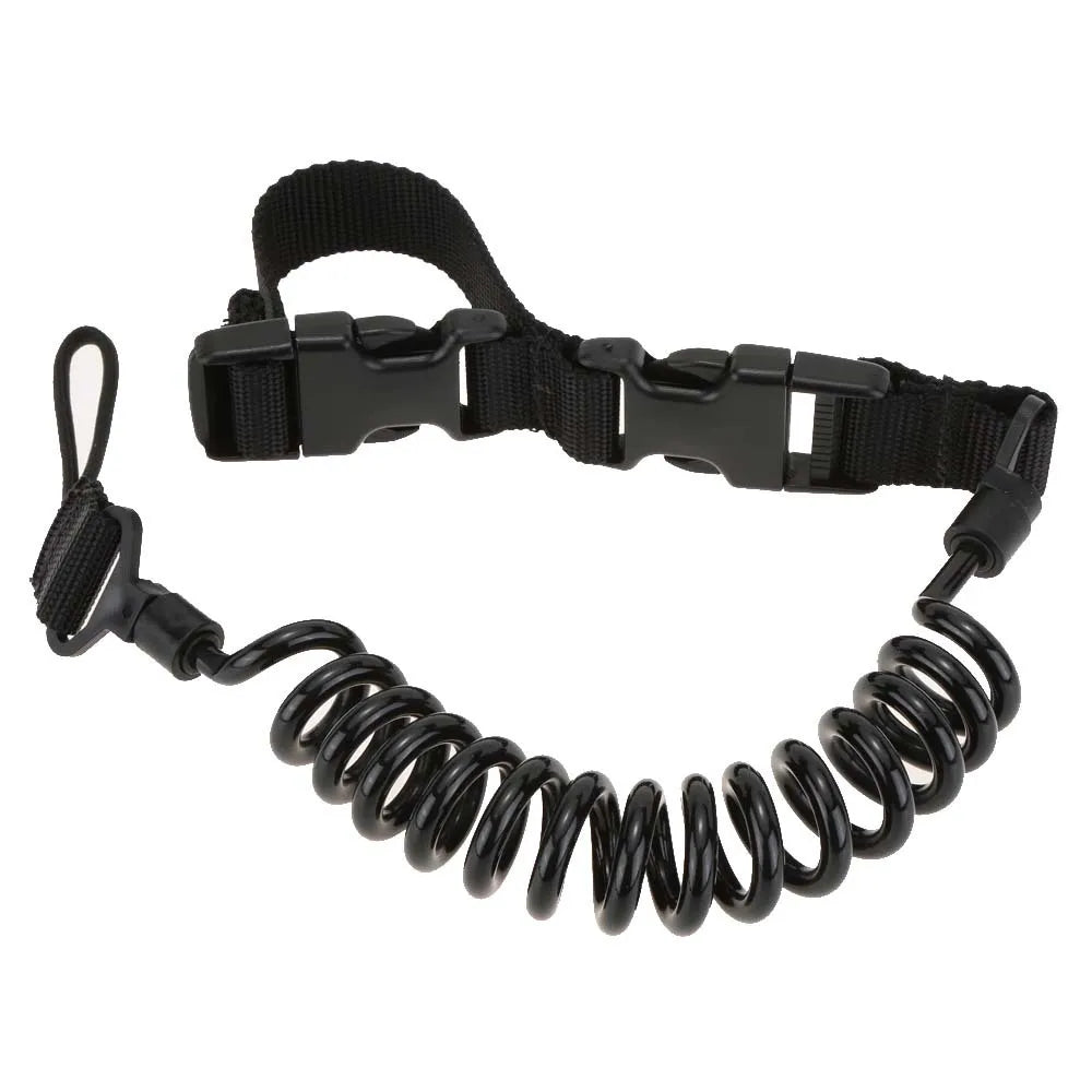 AQzxdc Tactical Pistol Lanyard Elastic Handguns Secure Rope Sling Molle System Gun Sling for Hunting Accessories