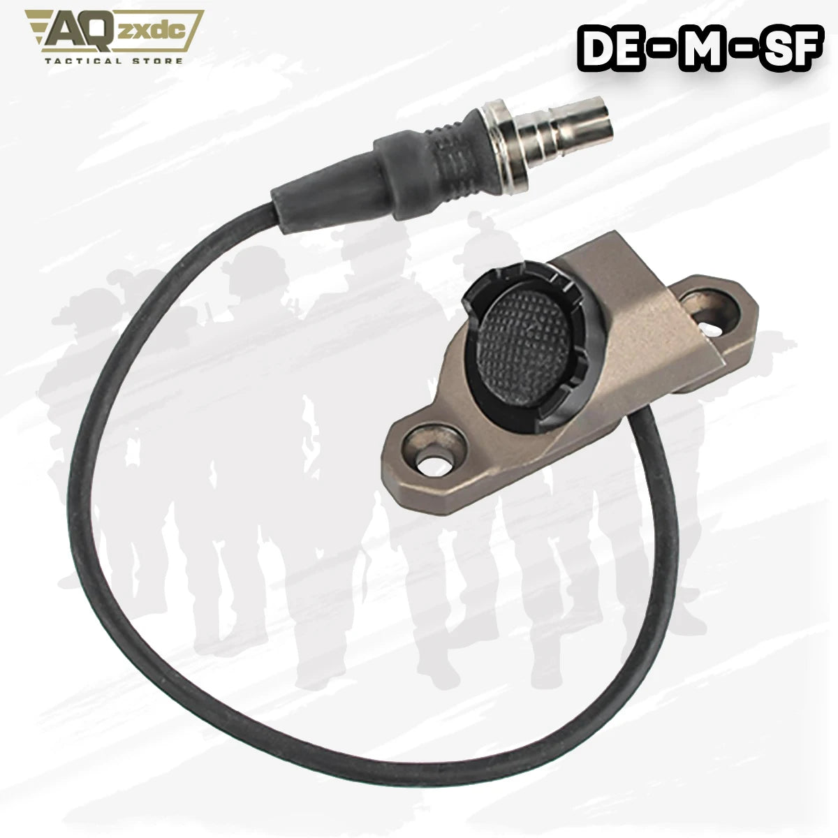 Remote Pressure Switch with 2.5mm Plug for PEQ DBAL NGAL Airsoft Laser Sight,Aluminium Tactical Light Switch Mount for 20mm Rail