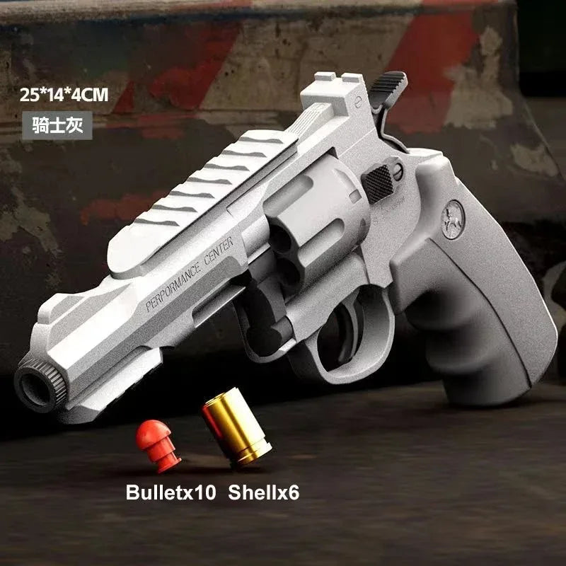 Continuous Firing Tactic Revolver ZP5 Toy Gun Automatic Shooting Pistol Soft Dart Bullet CS Outdoor Weapon for Kids Adults
