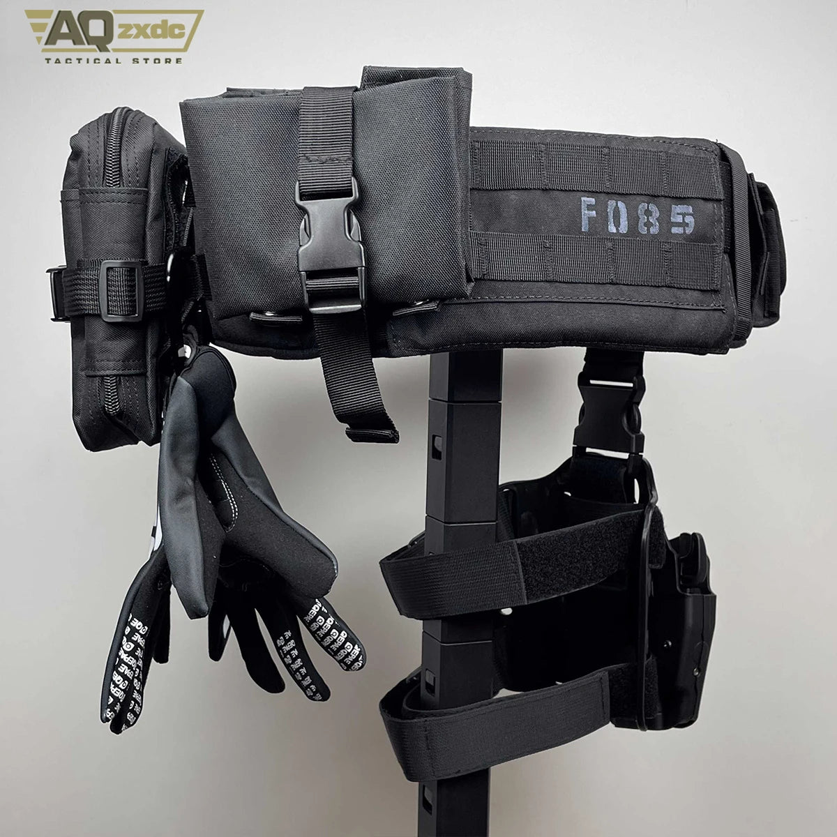 AQzxdc Simon Ghost Riley Full Set Of Tactical Belts Ghost Call Of Duty Cos Night Raid Ghost Waist Belt Props Wargame Equipment