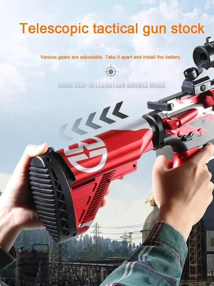 Electric M416 Toy Gun Automatic Gel Bullet Blaster Children Toys Outdoor Game AirSoft Sniper Rifle Splatter Gun Weapon For Boy