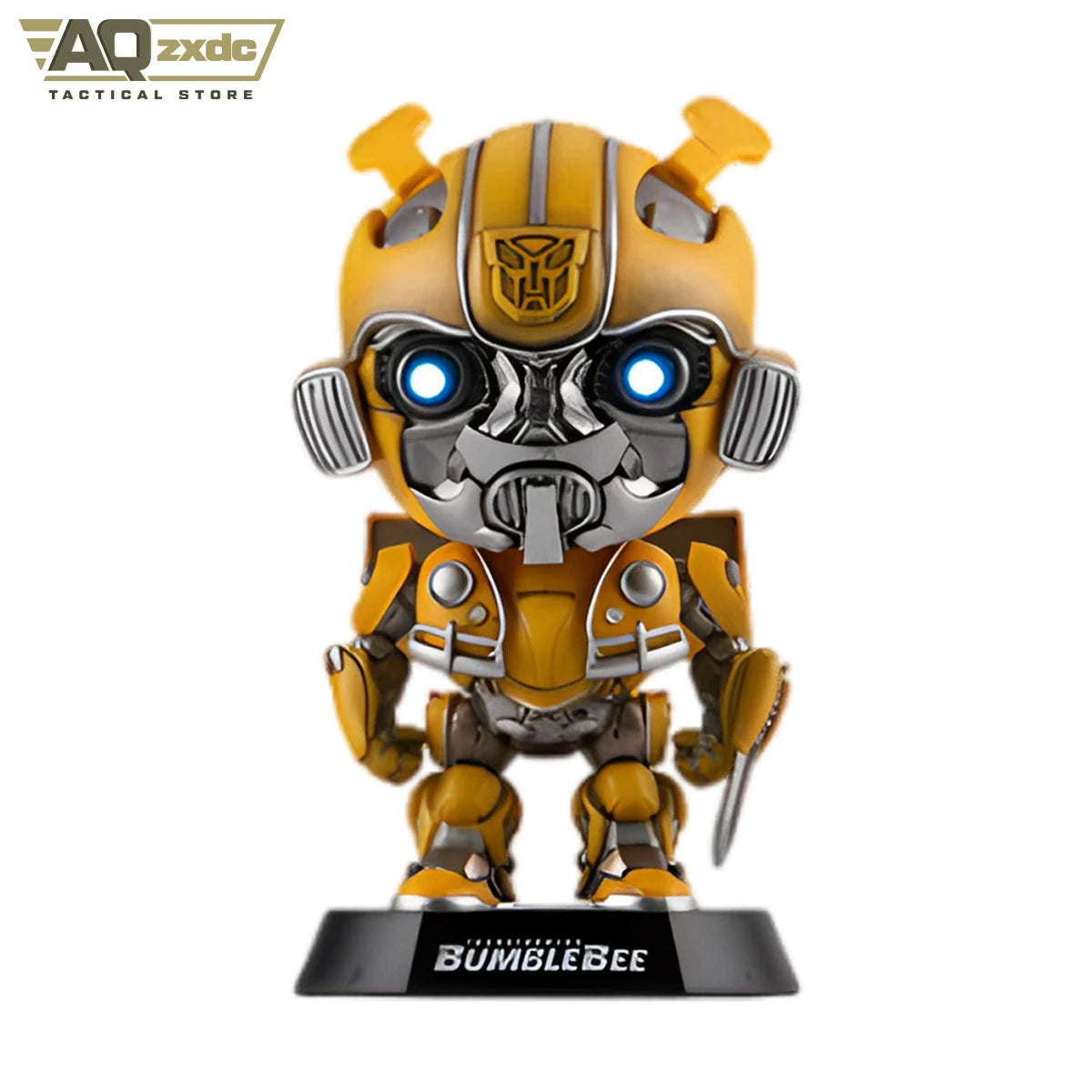 Genuine Authorization Transform Bots Toy Q Version Optimus Prime Prime Robot/Bumblebee Robot, Hand-operated Model Blind Toy