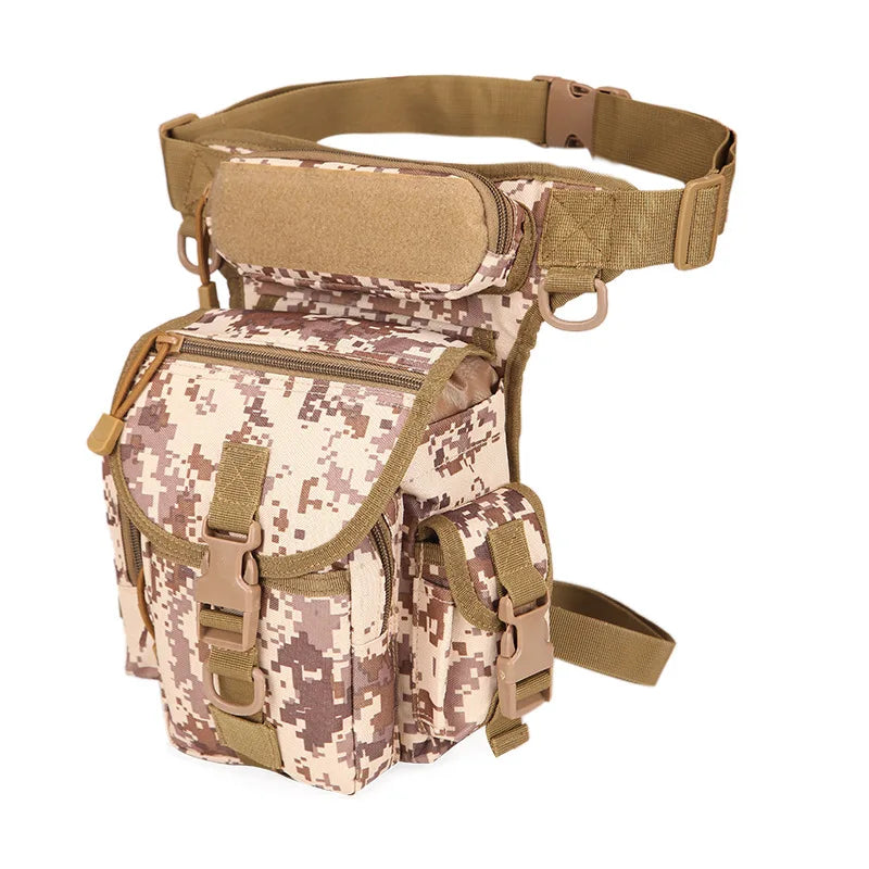 AQzxdc Tactical Leg Bag Beg Hanging Outdoor Mountaineering Fishing Cycling Leg Bag Photography Sports Leg Bag