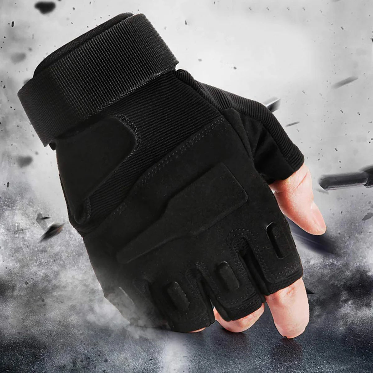 Tactical Gloves Airsoft Outdoor Half Finger Protective Gloves Commando Training Gloves Tactical Fingerless Gloves