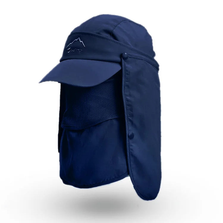 AQzxdc Unisex Adults Breathable Fishing Baseball Cap Multifunctional Quick Dry Sun Hat Outdoor Legionnaire Cap