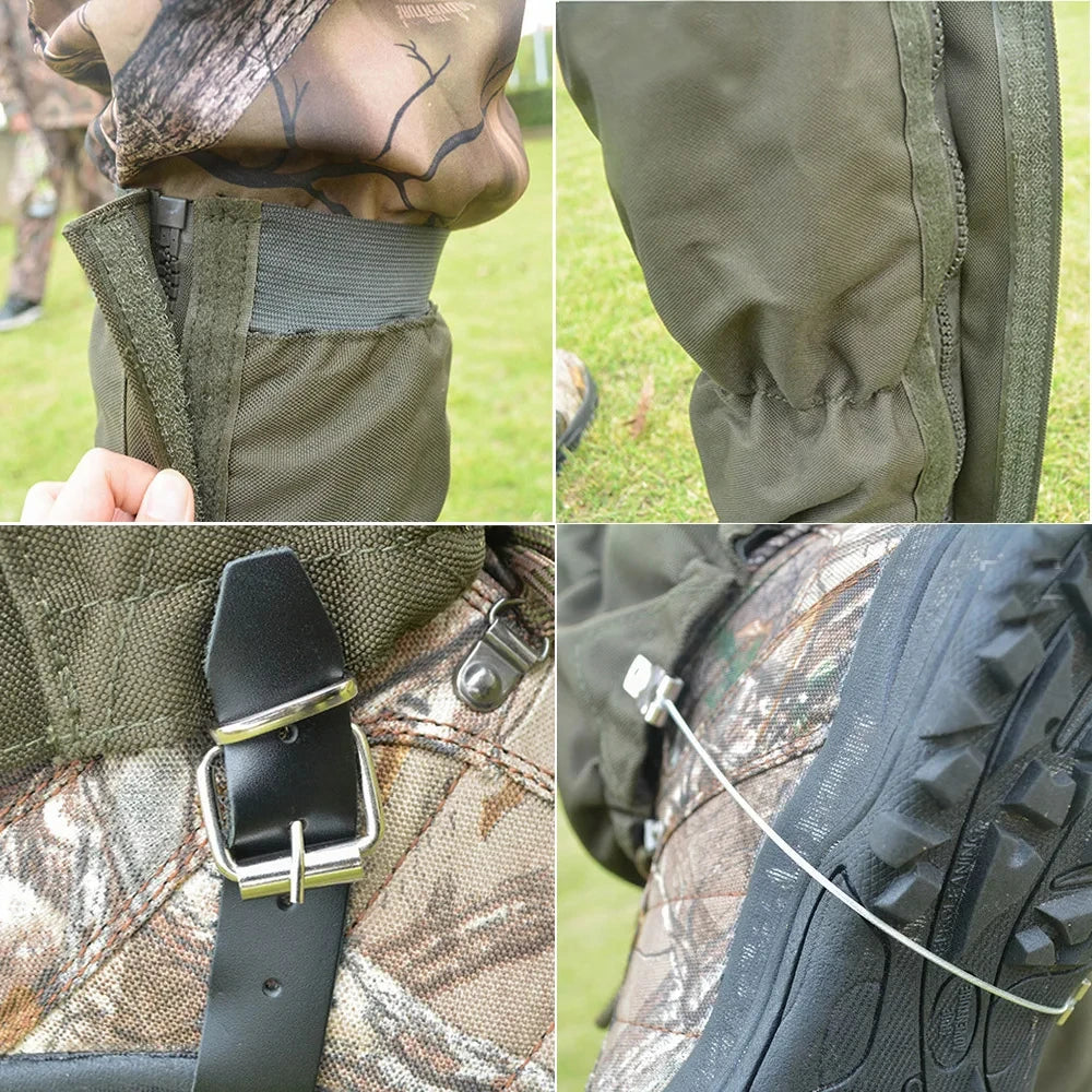 AQzxdc 1 Pair Hunting Snow Waterproof Legging Camping Climbing Training Leggings Jungle Insect Leggings Outdoor Ski Gaiters