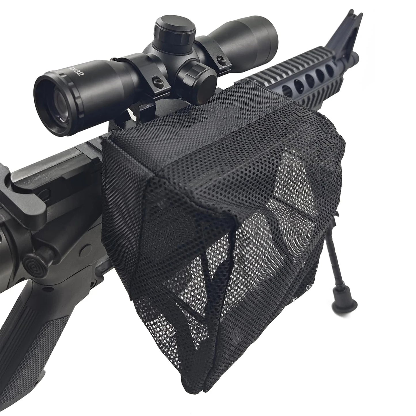 AQzxdc Brass Catcher Shell Catcher with 20MM Rail Mount and Heat Resistant Mesh More Durable More Light for Rifle Shooting