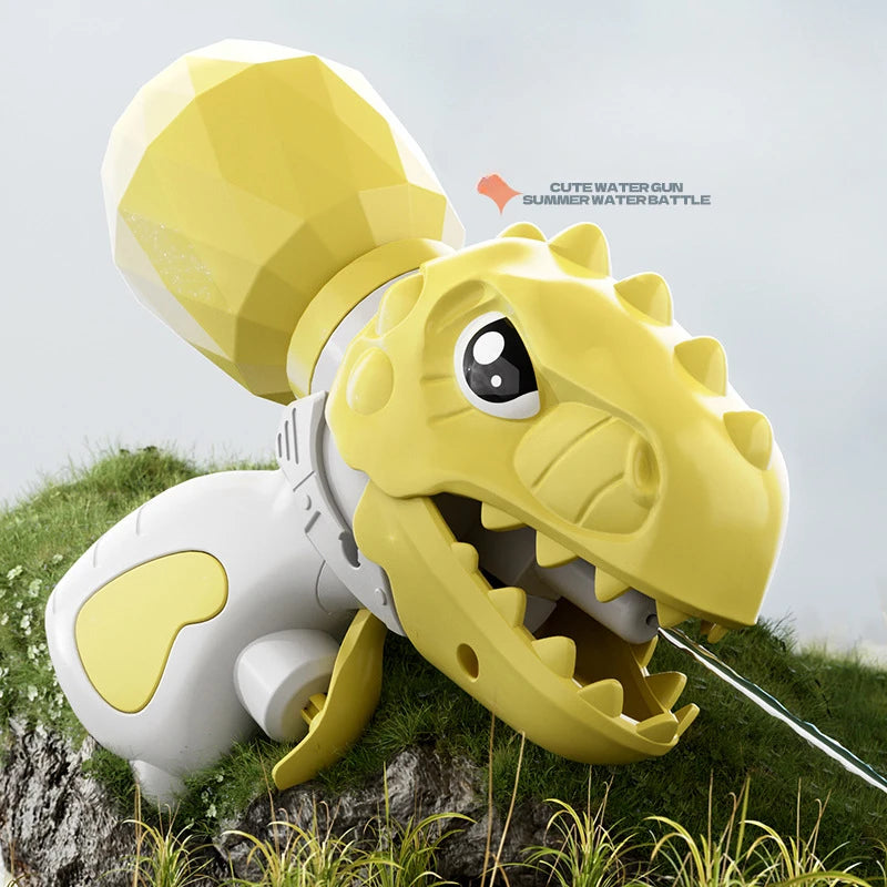 Mini Dinosaur Water Gun Geometric Shark Summer Pool Beach Toys Children Toy Gun Water Splashing Festival Spray Water Gun