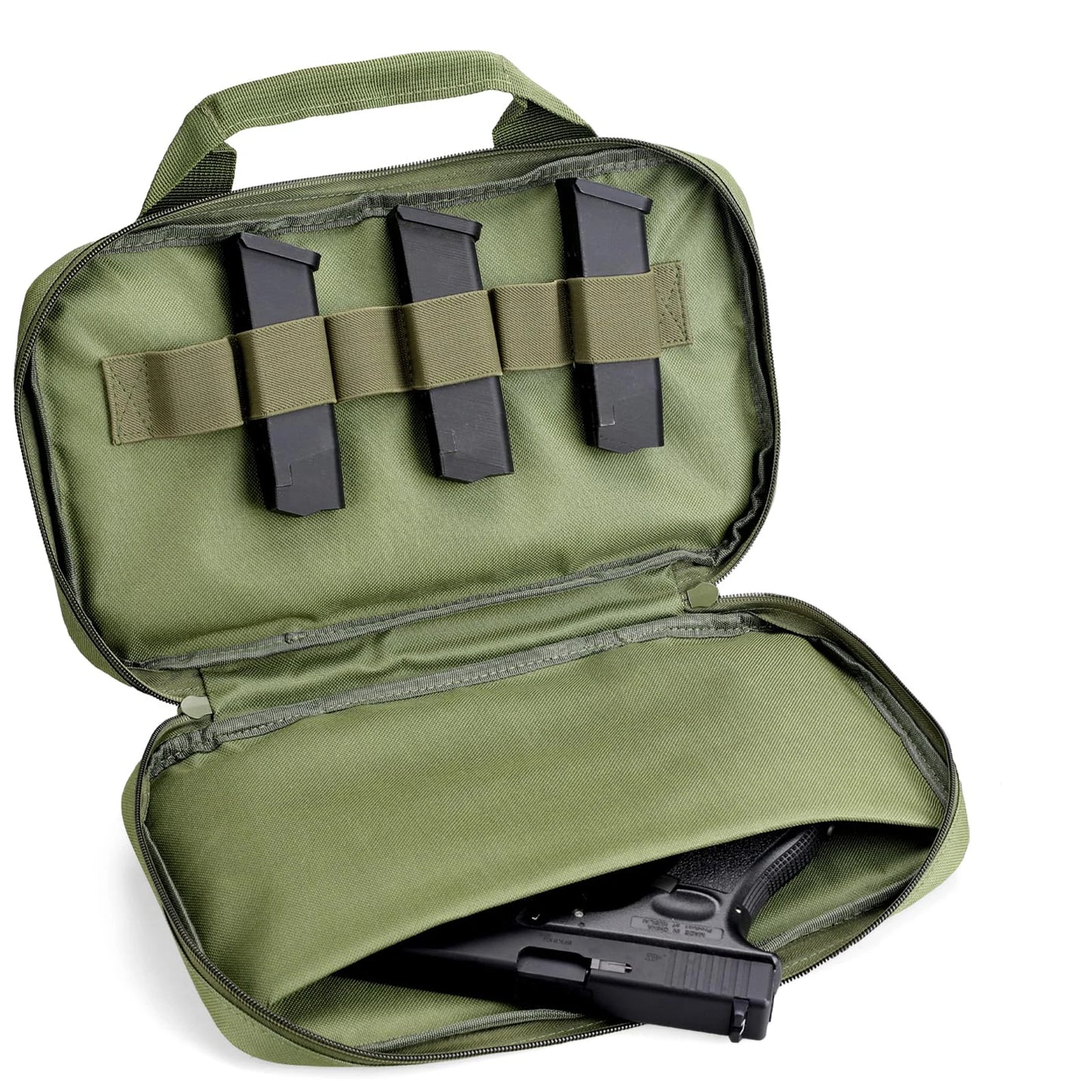AQzxdc Tactical Pistol Gun Case, Padded Handgun Case Double Pistol Wallet Handgun Pistol Soft Cases Rectangle Handguns Pouches