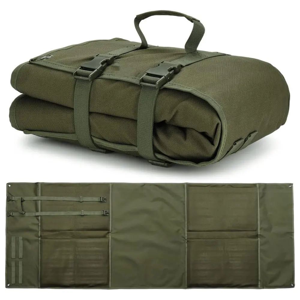 Shooting Mat Prone Tactical Shooting Pad Folded Shooter Blanket with Bipod Holder, for Hunting Outdoor Training Competition