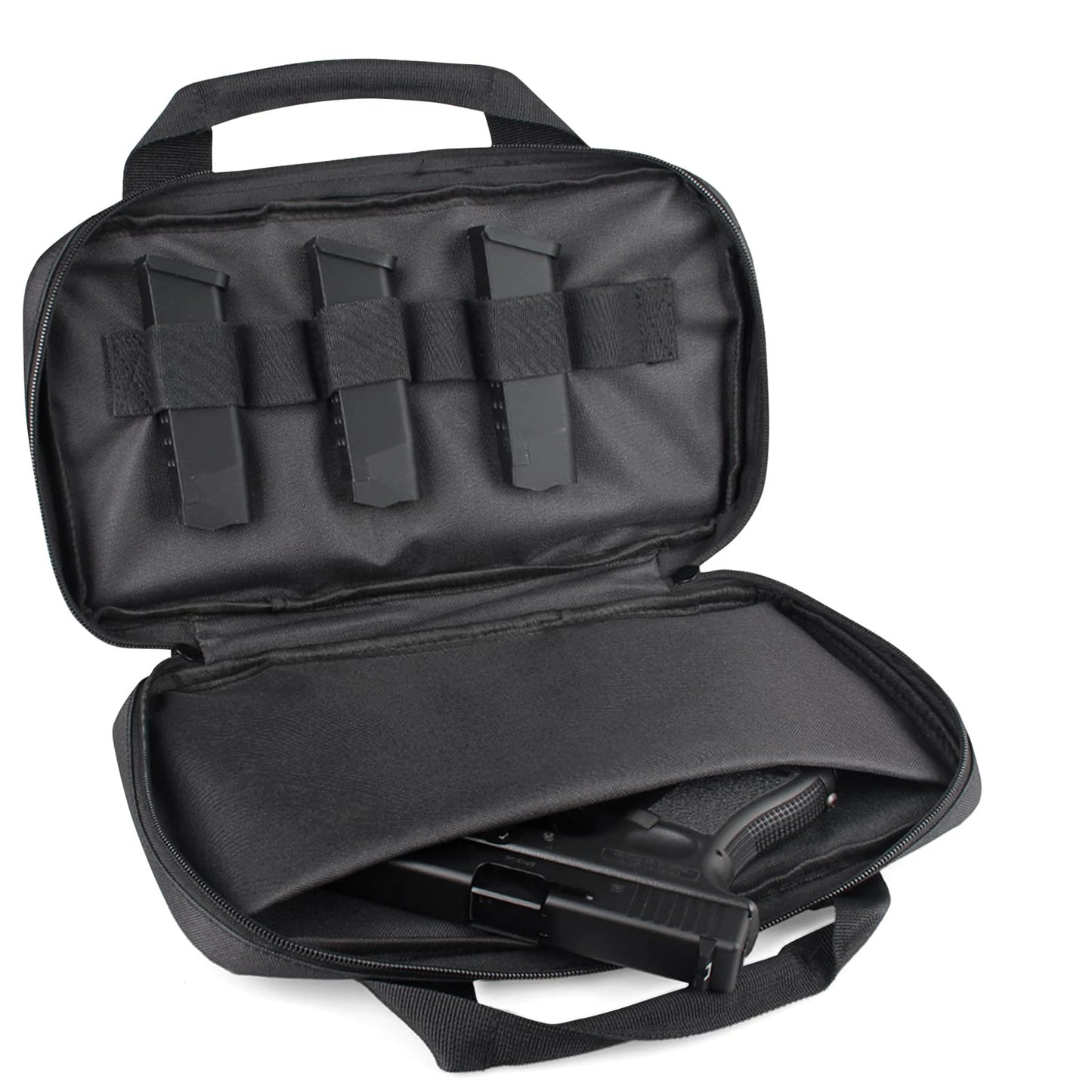 AQzxdc Tactical Pistol Gun Case, Padded Handgun Case Double Pistol Wallet Handgun Pistol Soft Cases Rectangle Handguns Pouches