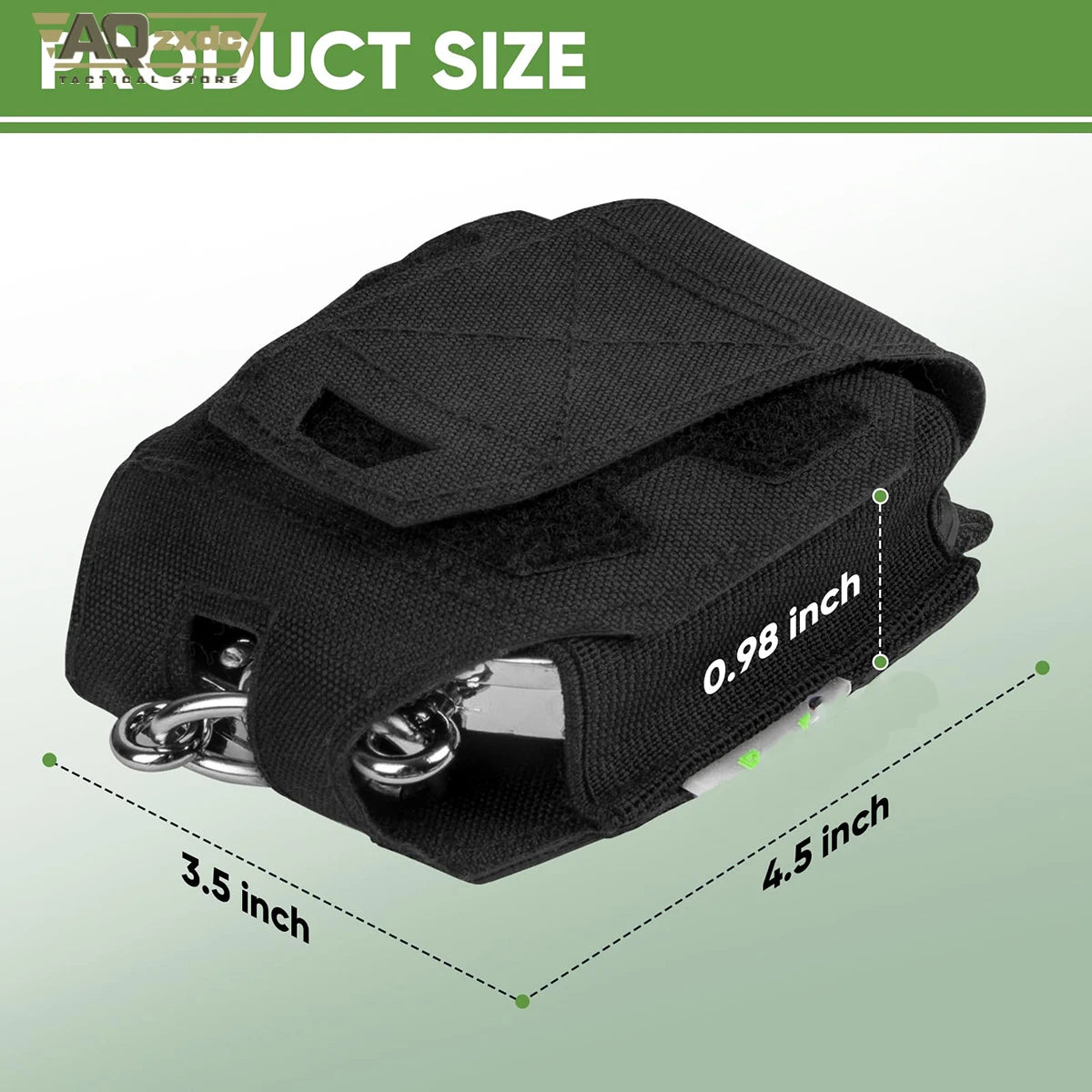 AQzxdc Police Handcuff Holster, MOLLE Handcuff Case fits Multiple Cuff, Handcuff Pouch for Duty Belt Tactical Vest Quick Release