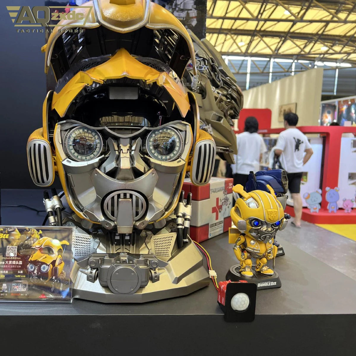 Genuine Authorization Transform Bots Toy Q Version Optimus Prime Prime Robot/Bumblebee Robot, Hand-operated Model Blind Toy