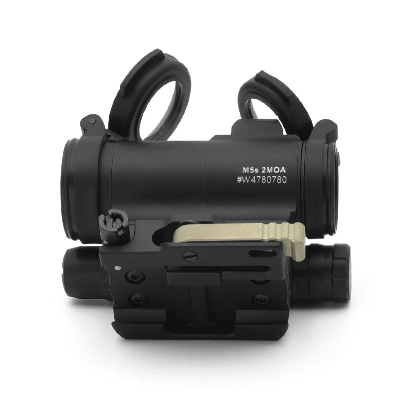 NEW OPP TACTICAL M5S Sight for Hunting Airsoft Full Markings 2 MOA Red Dot For Precision And Fast Target Acquisition With Mount