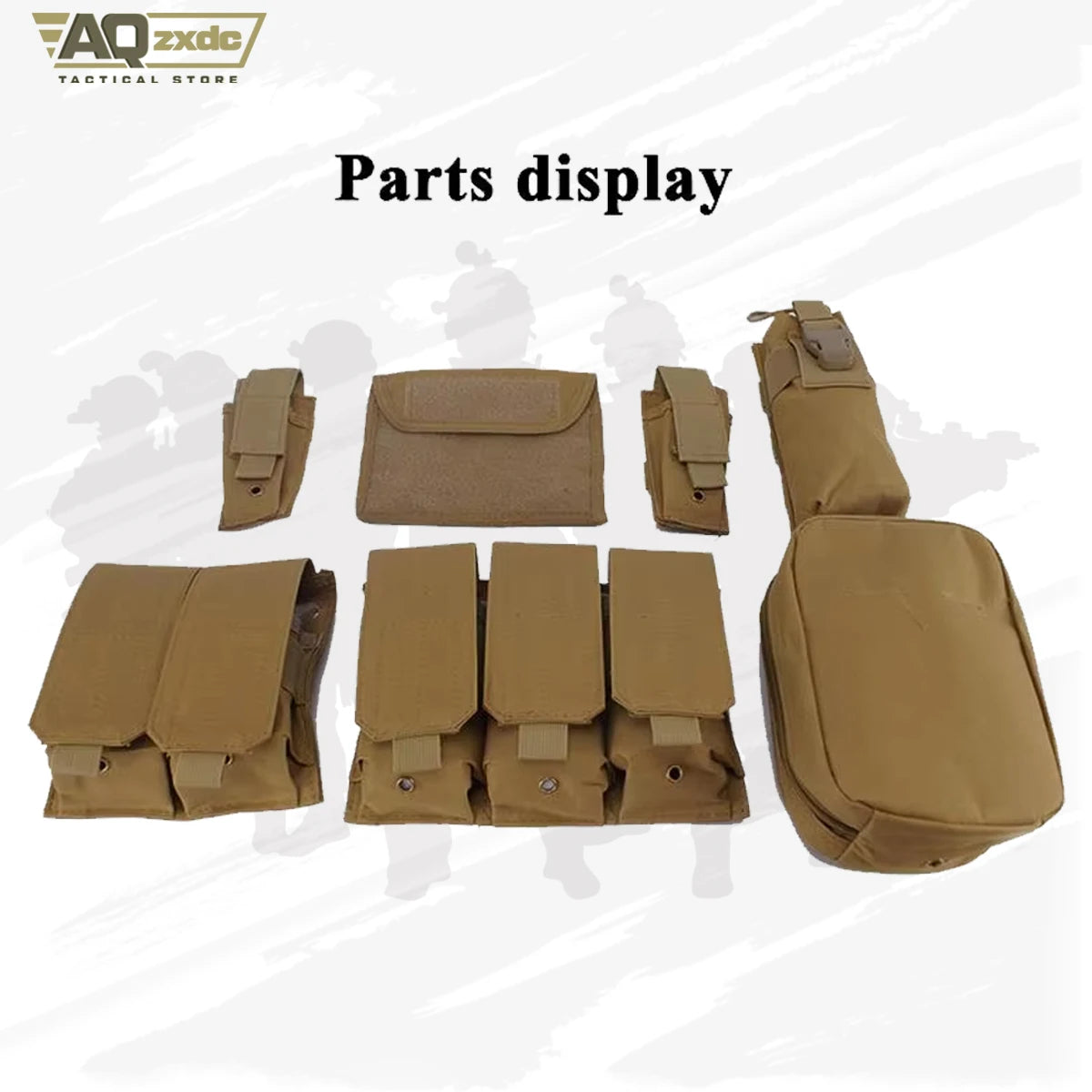 AQzxdc Outdoor Tactical Vest Molle Training Chalecos Tactico Combat Camouflage Plate Carrier Vest for Airsoft Paintball War Game