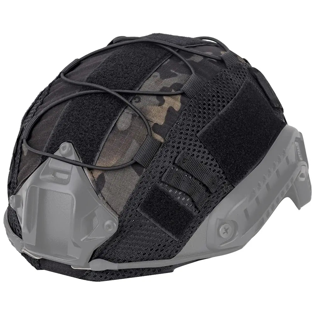 AQ Tactical Helmet Sets, Outdoor Gear with Military Headset & Binoculars & Goggles, Heavy Men's Full Set of Paintball Protective