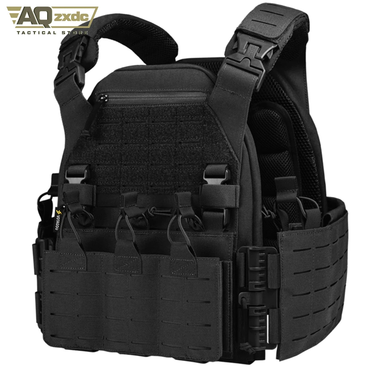 Tactical GBRS LBT V2 Lightweight Tactical Plate Carrier with Molle Quick Release Protective Vest for Outdoor Paintball Game