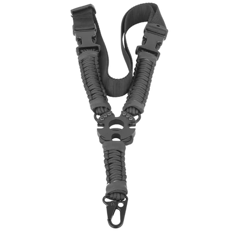 AQzxdc Tactical Gun Sling 3 Point Bungee Airsoft Rifles Strap Belt Military Hunting Part Three Point Gun Strap for Airsoft Game