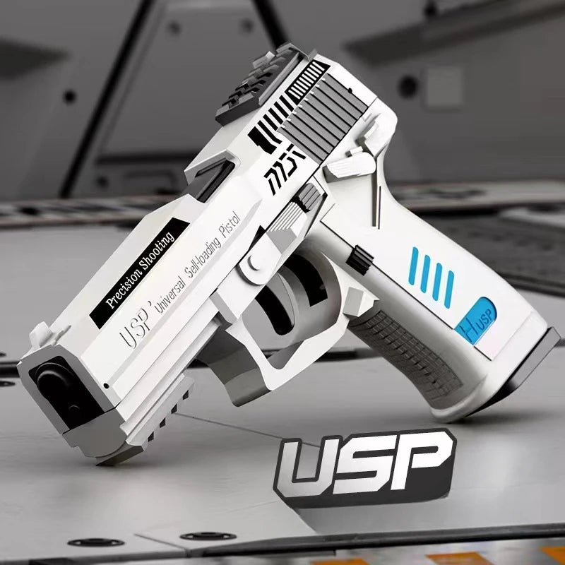 USP Throwing Shell Toy Gun Soft Bullet Airsoft Launcher Outdoor Sports CS Game Weapon Pistol Shooter Weapon for Children Gift