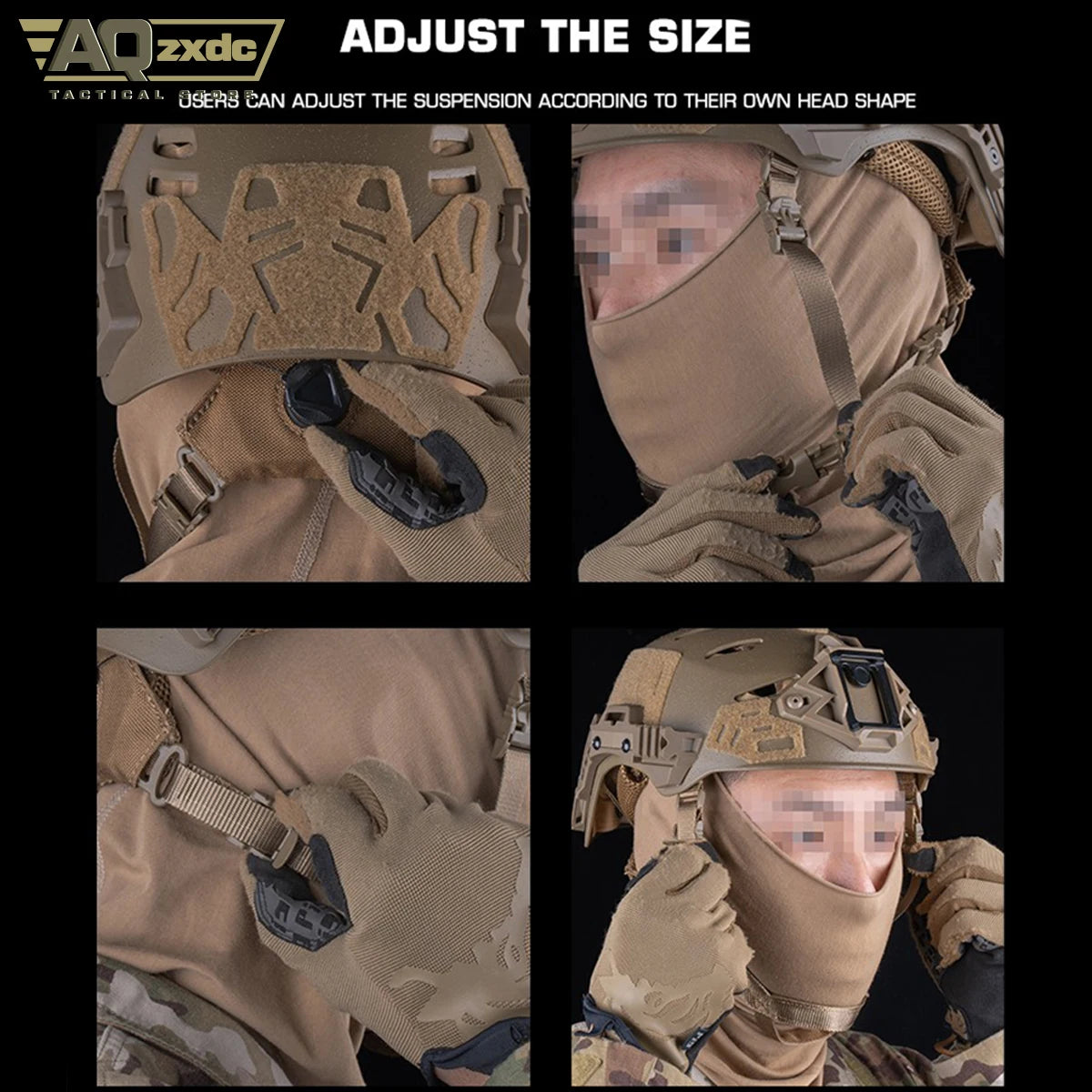 Tactical Helmet Suspension System for Team Wendy M-LOK MICH Airsoft Hunting FAST Helmet 3.0 Chin Hanging Strap Spongy Liner Pad