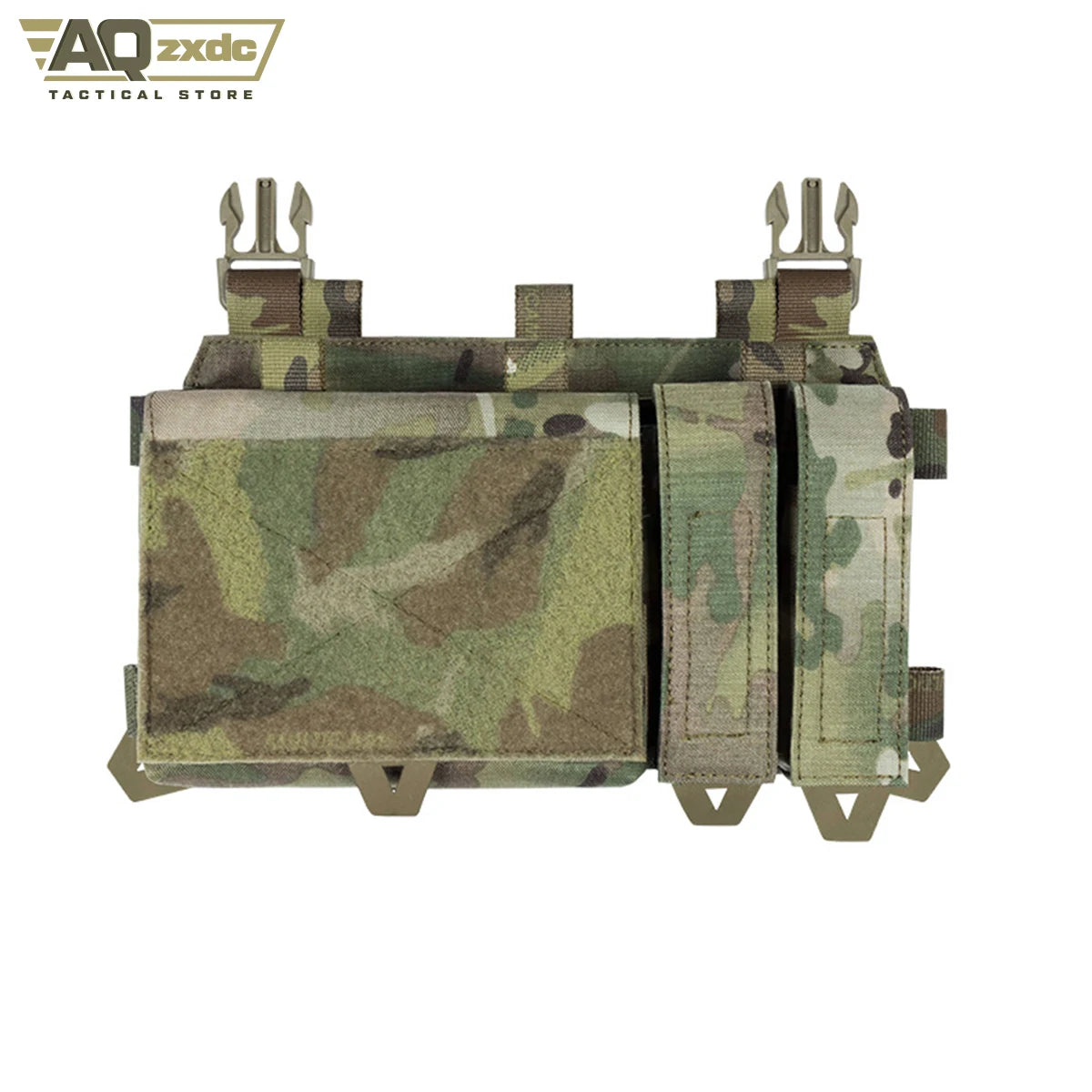 Tactical Triple Mag Pouch Hunting Pouch Buckle Plate Carrier Chalecos Molle for Outdoor Training Safety Vest Tactical Vest Bag