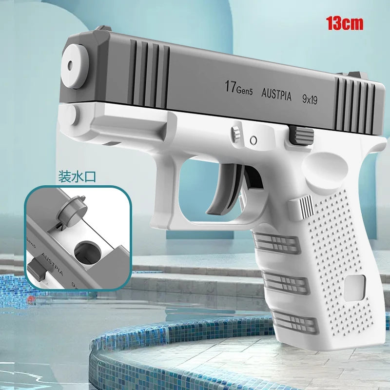 2025 Continuous Firing Water Gun Manual Small ZP5 Revolver Pistol Summer Outdoor Beach Poor Toy Mini Water Gun for Kids
