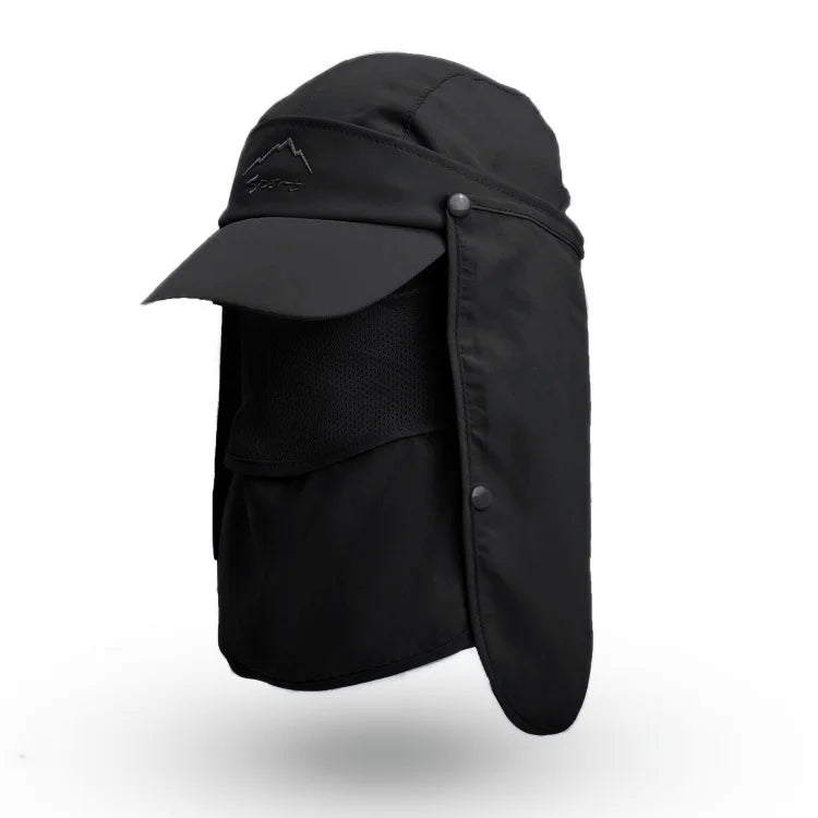 AQzxdc Unisex Adults Breathable Fishing Baseball Cap Multifunctional Quick Dry Sun Hat Outdoor Legionnaire Cap