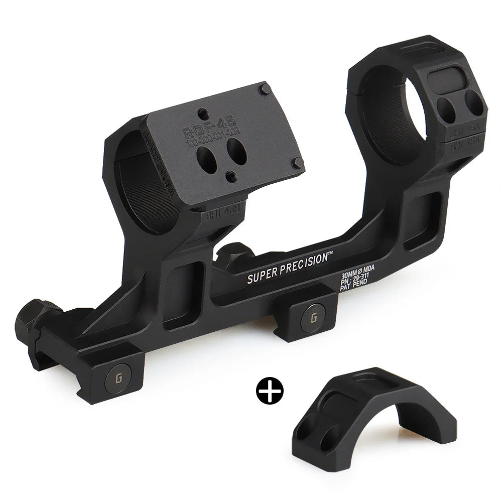 PPT tactical 30mm rifle scope mount airsoft gun 20mm rail scopes mounts airguns double rings m4 AR15 bubble level hunting