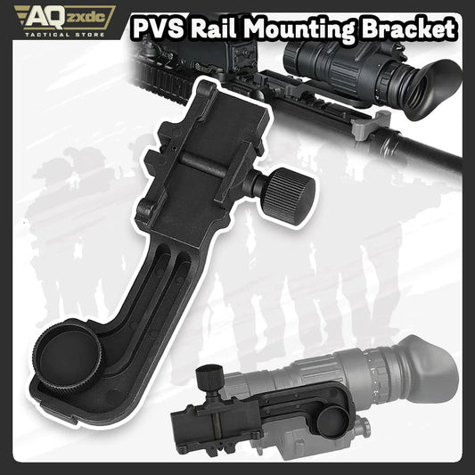 AQzxdc Pom Adjustable PVS 14 Night Vision Mount Adapter Straight Arm Mount Adapter for Night Vision PVS 14 / PV 1011 to NVG